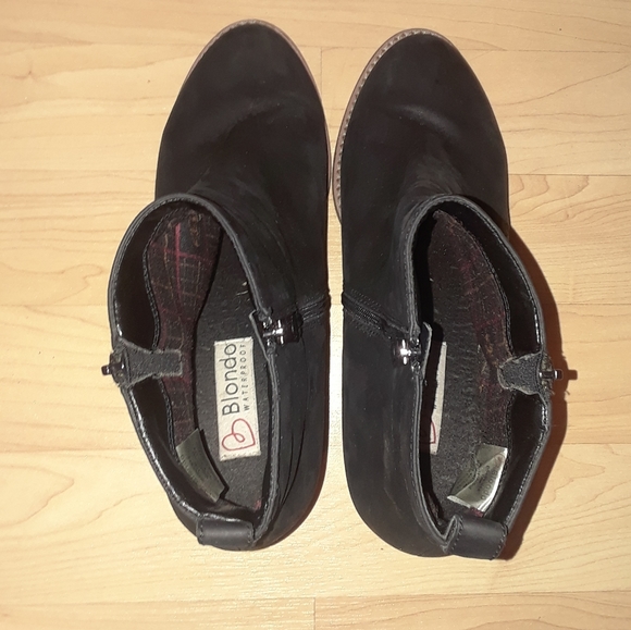 BLONDO WATERPROOF Comfort Heel Bootie Fleece 12 - Picture 6 of 11